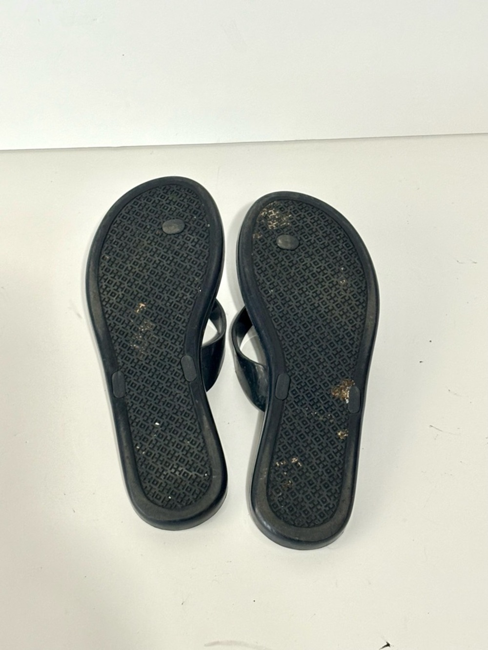 Tory Burch Thong Jelly Sandals Women’s Size US 7 Navy Blue - Picture 4 of 6